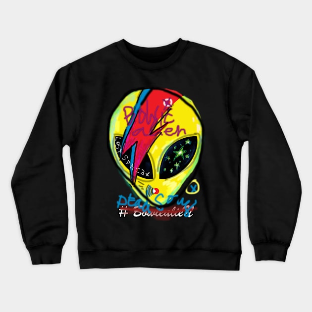 BowiealieN Crewneck Sweatshirt by AVEandLIA